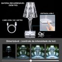 Ver imagem 5 de Abajur Luminária Mesa Led Touch Dimerizável Recarregável Usb Prata