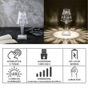 Ver imagem 4 de Abajur Luminária Mesa Led Touch Dimerizável Recarregável Usb Prata