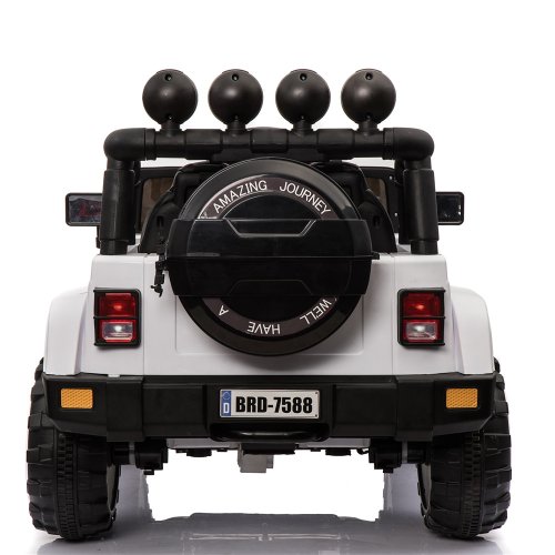 Carro eletrico infantil pickup off road v8 12v com controle remoto