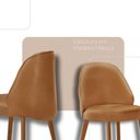 Ver imagem 3 de Mesa de Jantar Suiça 220cm Madeira Tampo Laminado Orgânico com 8 Cadeiras Suiça