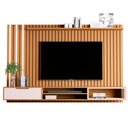 Ver imagem 2 de Home Ripado para Tv 80 Polegadas Lima Nature Off White