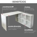 Ver mais imagens de Conjunto Escritório Home: Escrivaninha 6078 + Balcão 5675