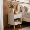 Ver imagem 2 de Mesa de Cabeceira Retrô Luxo Easy Premium Byhouse