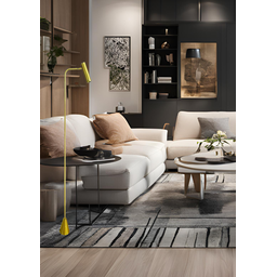 Coluna Luminária de Chão Articulado Liga/desliga de Pé:nude - 6