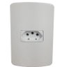 Conjunto 4×2 Linha B3 Branco sleek MarGirius 4x2" B3 1 Tomada 2P+T 10 A + tomada USB 1A separadas - 1