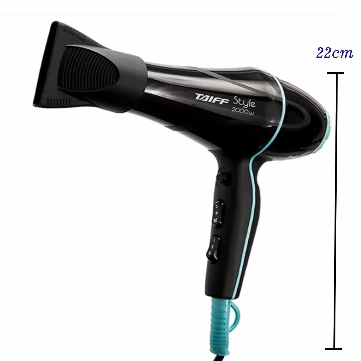 Secador De Cabelo Profissional 2100w Com Difusor De Cachos