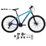 Bicicleta Aro 29 Gti Roma Kit 2x9 Gta Sunrun Freio Disco K7 11/36 Pedivela 24/38d Garfo com Trava - - 1