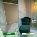 Ver imagem 2 de Painel Ripado em Placa 250x10cm (0,25m²) Eva Meu Rodapé