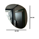 Ver imagem 3 de Espelho Orgânico Grande Decorativo 80x60cm Moderno