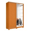 Ver imagem 3 de Guarda Roupa Frizatto com Espelho 2 Portas Cinamomo/off White (flex) - Abz