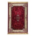 Ver imagem 1 de Tapete Persa Royal Vermelho 100x150cm Fio Acetinado - Ideal para Quarto e Sala