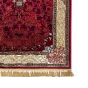 Ver imagem 6 de Tapete Persa Royal Vermelho 100x150cm Fio Acetinado - Ideal para Quarto e Sala