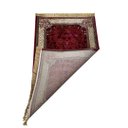 Ver imagem 4 de Tapete Persa Royal Vermelho 100x150cm Fio Acetinado - Ideal para Quarto e Sala