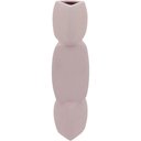 Ver imagem 1 de Vaso Decorativo Enfeite Casa Geométrico Home&co Cerâmica 31x8x8cm Rosa Claro