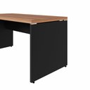Ver imagem 5 de Mesa de Escritório 40mm em L Pés Painel F5 Office Cor:Nogal com Preto