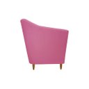 Ver imagem 3 de Kit 02 Poltronas Titânio Suede Rosa