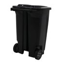 Ver imagem 2 de Lixeira Tramontina T-Force Plástico Preto Rodas e Pedal 100L