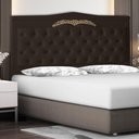 Ver imagem 2 de Cabeceira de Cama Box Madri Casal Queen 160 Cm Suede Marrom do Lar Móveis e Decoração
