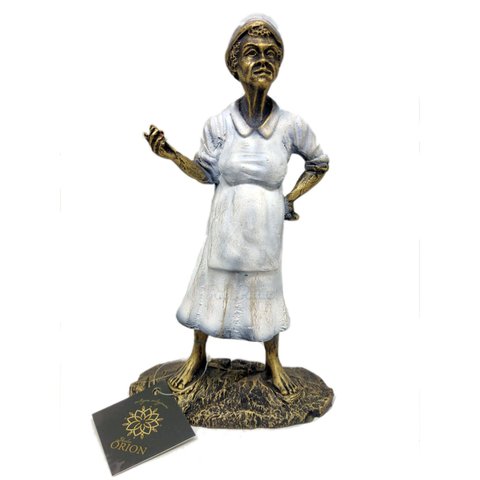 Estátua Exclusiva Preta Velha - Decoração Resina