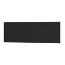 Ver imagem 3 de Kit Painel e Calçadeira Baú Queen 1,60m Roma Corano Preto - Pallazio