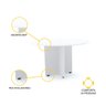MESA DE REUNIÃO REDONDA PANDIN MAXXI - BRANCO MX1100 - 3