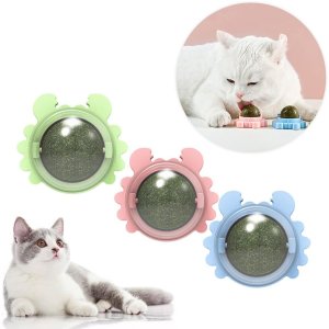 Brinquedo para Gato Bolinha de Catnip Relaxante Verde