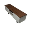 Ver imagem 4 de Rack MDF Nicho e 2 Portas Jeri e Pau Ferro