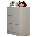 Ver imagem 4 de Quarto de Bebê Louise 4 Portas com Berço Doce Sonho 100 Rodízio Branco Brilho - Ajl