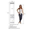 Ver imagem 4 de Guarda Roupa Closet 02 Gavetas 183x40cm Branco Proddy