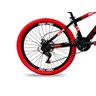 Bicicleta Grau Aro 26 21 Marchas Colli Preto Fosco/vermelho - 3