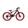 Bicicleta Grau Aro 26 21 Marchas Colli Preto Fosco/vermelho - 1