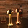 Abajur Toque LED Table Lamp Recarregável Desktop Reading Light Luzes Noturnas Sem Fio Retro Bedside  - 1