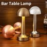 Abajur Toque LED Table Lamp Recarregável Desktop Reading Light Luzes Noturnas Sem Fio Retro Bedside  - 3