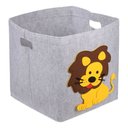 Ver imagem 2 de Cesto Organizador Dobrável Quarto Infantil Animais Brinquedo - Leão