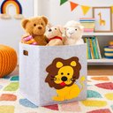Ver imagem 4 de Cesto Organizador Dobrável Quarto Infantil Animais Brinquedo - Leão
