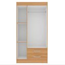 Ver imagem 4 de Guarda Roupa Atalaia 3 Portas 2 Gavetas Evidência Móveis Cinamomo