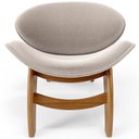 Ver imagem 3 de Kit 4 Poltronas Decorativa Orgânica Sala Living Kadosh L02 Bouclê Creme - Lyam Decor