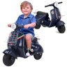 Lambreta Italia Eletrica 6V Moto Motinho Triciclo Criança Infantil ANDA Sozinha Motorizada Eletronic - 1