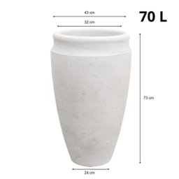 Vaso para Plantas Antique 44 Macchiato - Japi - 4