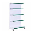 Ver imagem 1 de Gôndola Prateleira Supermercado 5 Níveis 40x30 New Plus 1,70m Ponta Verde - SA Gôndolas