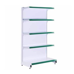 Gôndola Prateleira Supermercado 5 Níveis 40x30 New Plus 1,70m Ponta Verde - SA Gôndolas