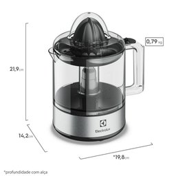 Espremedor de Frutas Electrolux Efficient 800ml Preto ECP10 - 220 - 7