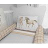 Kit Berço Enxoval de Bebê Cavalos Fazenda - Kt550 - 3