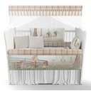 Ver imagem 1 de Kit Berço Enxoval de Bebê Cavalos Fazenda - Kt550