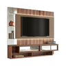 Painel para TV 75 Polegadas com Espelho 210cm Canadá Sépia/Nogueira Cadiz - New Haus - 1