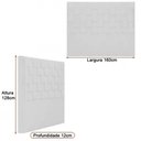 Ver imagem 3 de Cabeceira para Cama Box Queen 160cm Arquelis Bouclé Off White - Sallar Home