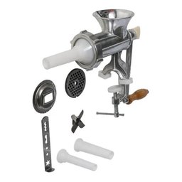 Moedor de Carne N 10 + Jogo de Funil para Fazer Linguiça - 3