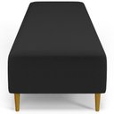Ver imagem 7 de Puff Decorativo Sala de Estar Bali W01 Pés Palito 170x60cm Bouclê Preto - Lyam Decor