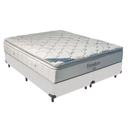 Ver imagem 1 de Cama Box Bipartido Casal Branco e Colchão Freedom Molas Ensacadas Ortobom