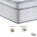 Ver imagem 4 de Cama Box Bipartido Casal Branco e Colchão Freedom Molas Ensacadas Ortobom